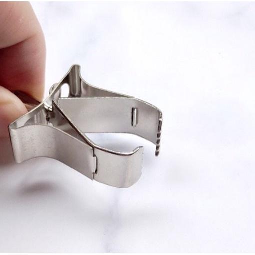 Combo 10 kẹp nang mực , rau chất liệu inox