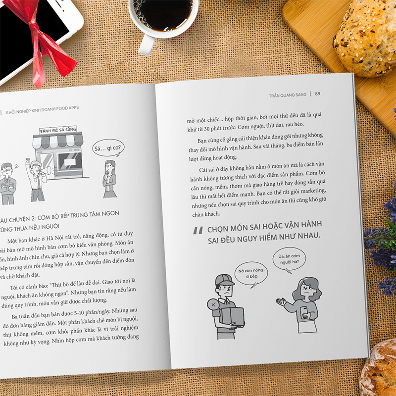 Sách - Khởi Nghiệp Kinh Doanh Food Apps - Công Thức Bán Hàng Thành Công Trên Các Nền Tảng Giao Đồ Ăn - GIVER