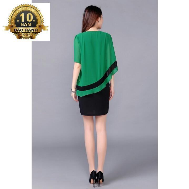 SALE - Đầm ôm body, áo ngoài cánh dơi MS214
