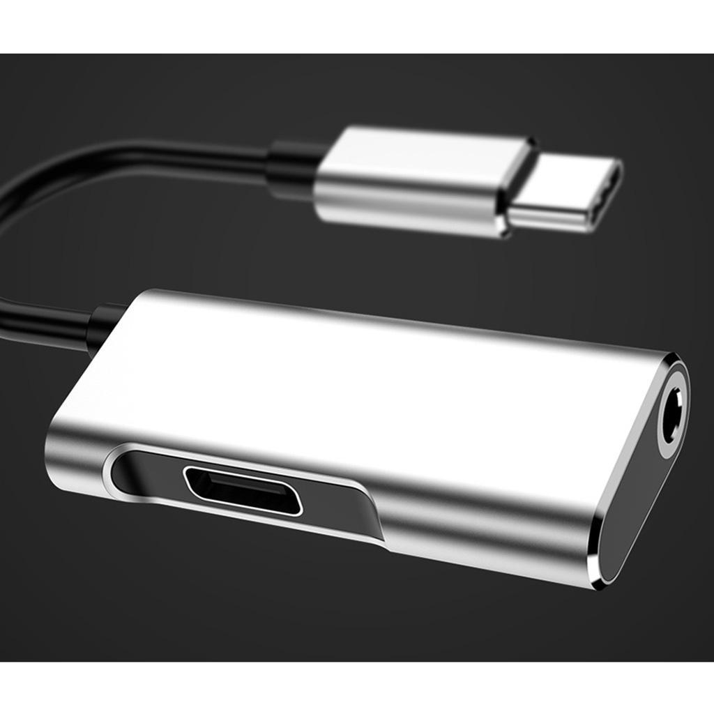 Type-C To 3.5mm Audio Converter Cable w/ DAC Chip for Cell Phones