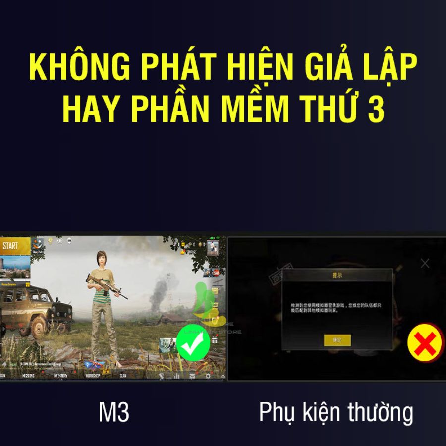 Bộ chuyển đổi game MEIYING M3 - Thiết bị chuyển đổi phím chuột kết nối điện thoại hỗ trợ hệ điều hành Android, IOSS - Hàng nhập khẩu