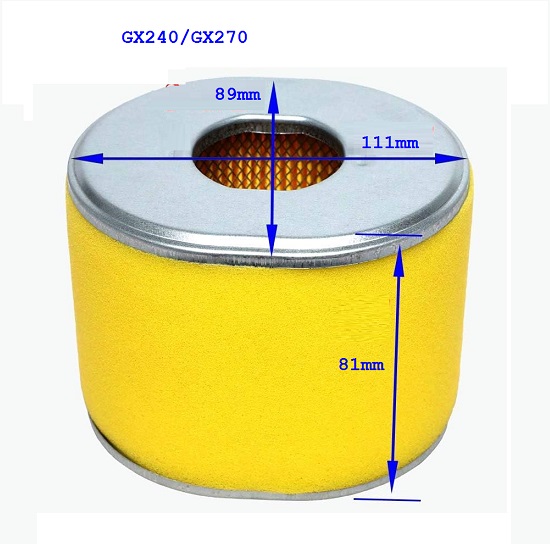 Lọc gió, Bô e máy GX160 GX200 GX240 GX270 GX340 GX390 GX420