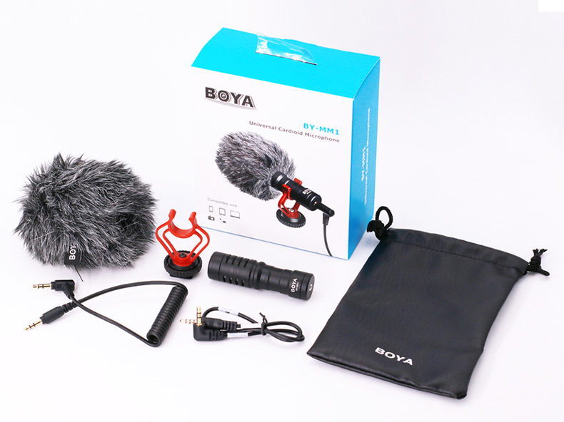 Microphone Phỏng Vấn Chuyên Nghiệp BOYA BY-MM1 - Hàng Nhập Khẩu