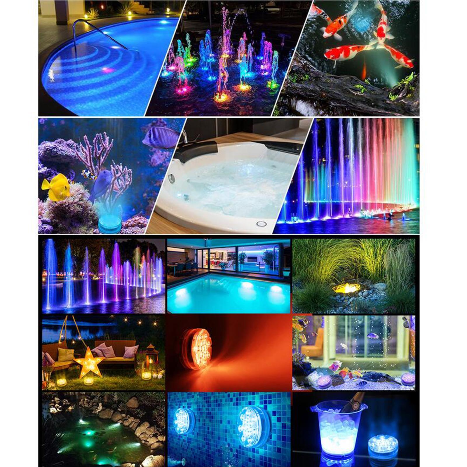 Submersible LED RGB Lights Decoration 21 Key for Home Decor Lighting Pond 1