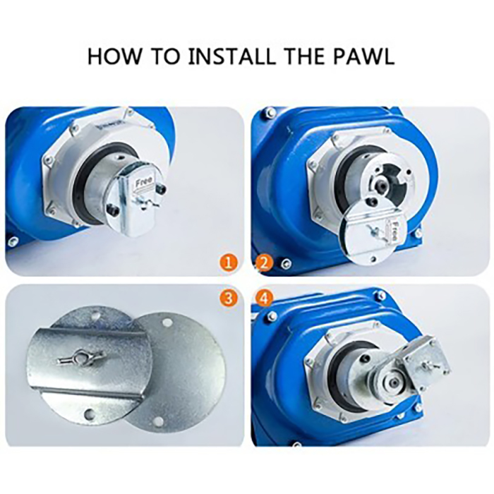 Tời Tay Quay Tự Khóa 1000kg, 2000kg ABG Tời Tay Tự Khóa 1 Tấn, 2 Tấn Giải Pháp Nâng Hạ Tải Trọng Nặng Hiệu Quả - Hàng Chính Hãng