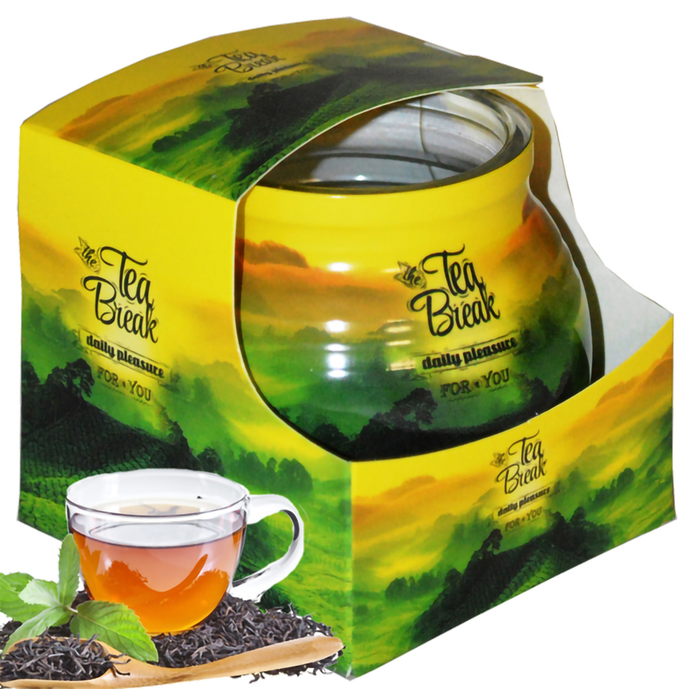 Ly nến thơm tinh dầu Admit Tea Break 85g QT01893 - trà đen Ấn Độ