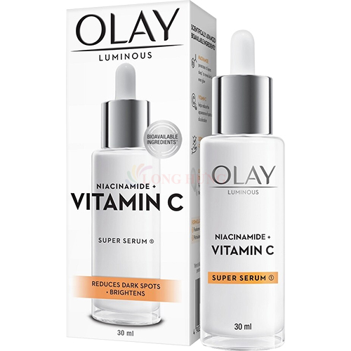 Tinh chất dưỡng trắng Olay Luminous Super Serum Niacinamide + Vitamin C (30ml) - Hàng chính hãng