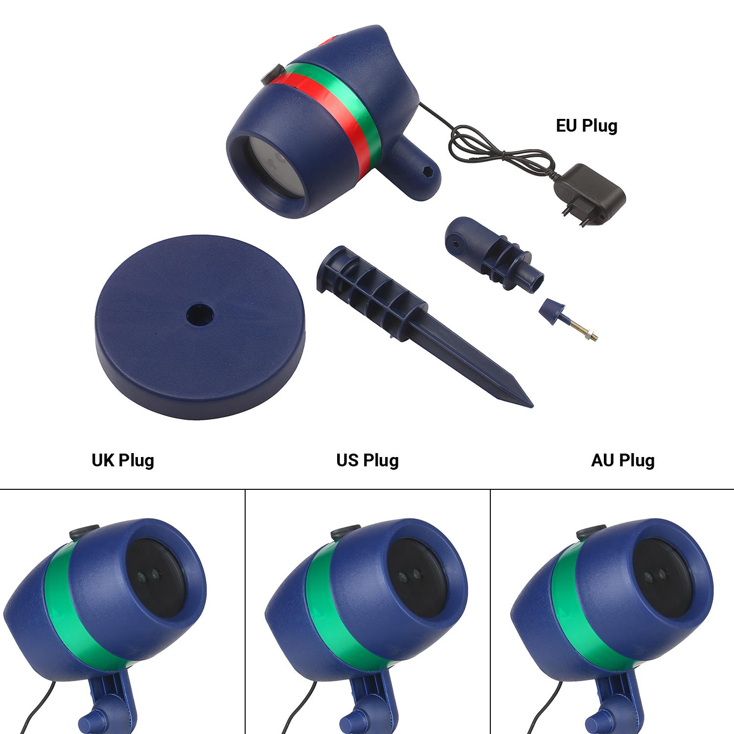 Đèn laser Sao Đỏ Xanh Laser chống nước Cho Khu Vườn , tiệc Đám Cưới, giáng sinh ngoài trời