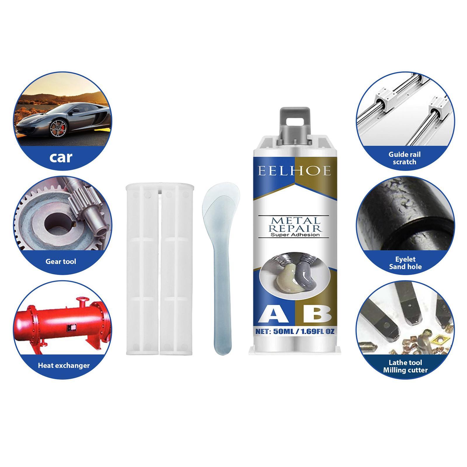Metal Repair Glue A B Soldering Glue High Temp Adhesive Glue for Welding Metal