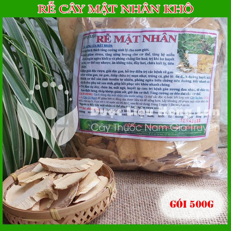 500g Rễ Cây Mật Nhân sắt lát khô sạch loại 1