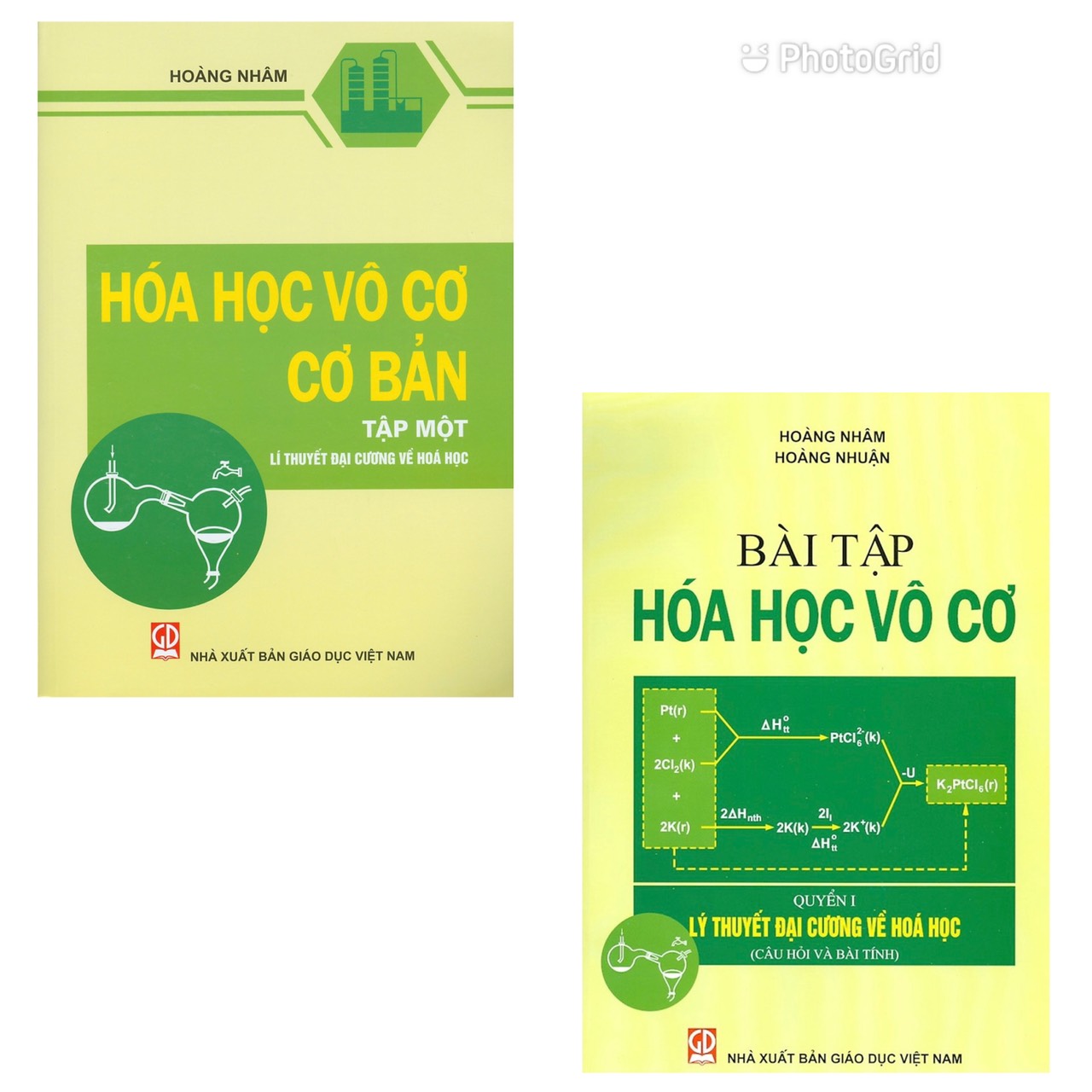 Combo Hóa Học Vô Cơ Cơ Bản Tập 1 + Bài Tập ( Lí Thuyết Đại Cương Về Hóa Học)