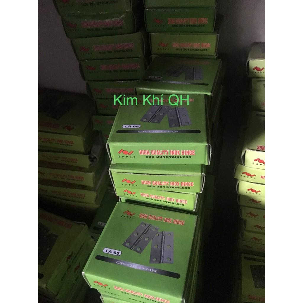 Bản lề lá inox đủ size 38, 50,65,75,90 hộp 20 chiếc