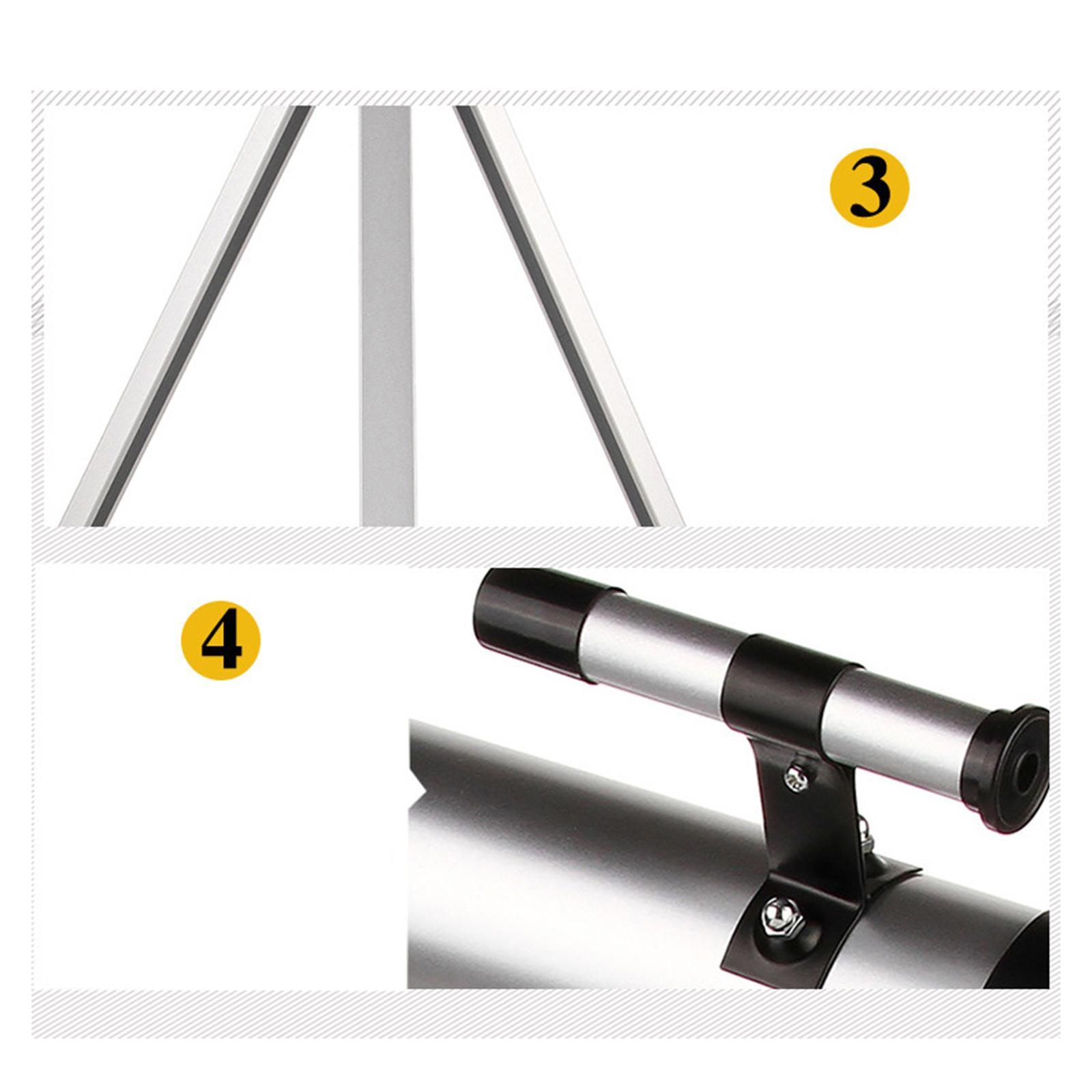 Telescope 50mm Adjustable Wide Angle 600mm for Travel Adults Kids