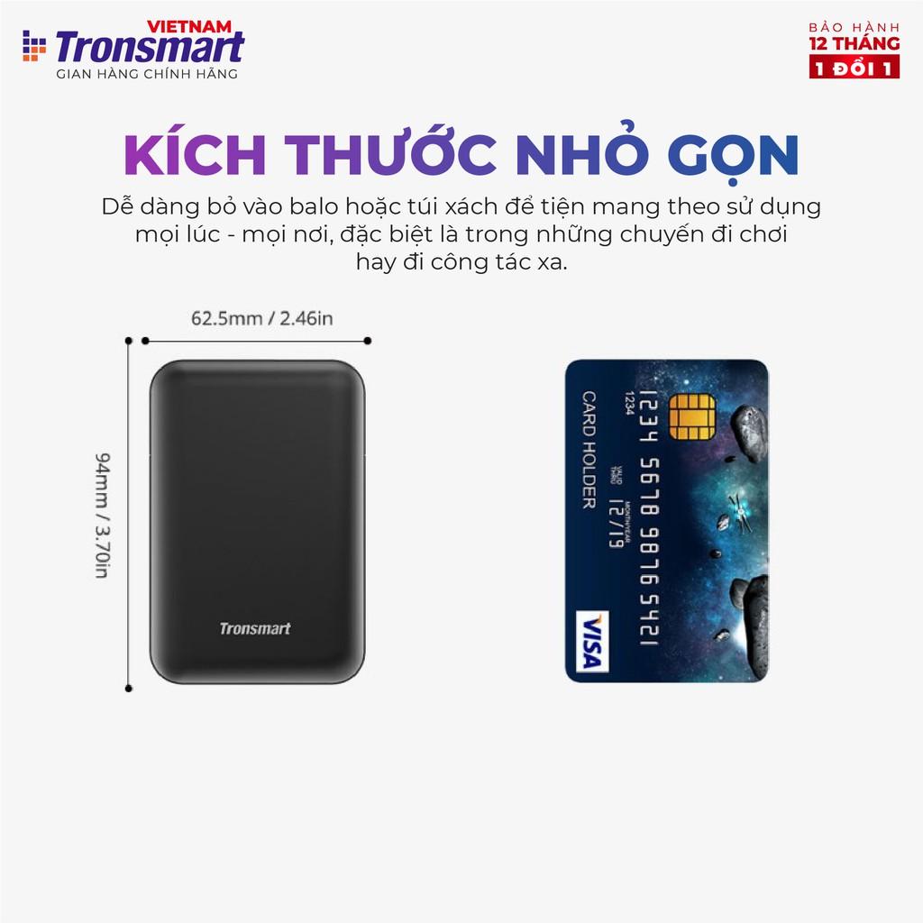 Sạc dự phòng 10000mAh Tronsmart PB10 Sạc nhanh Led hiển thị PIN - Hàng chính hãng - Bảo hành 12 tháng 1 đổi 1