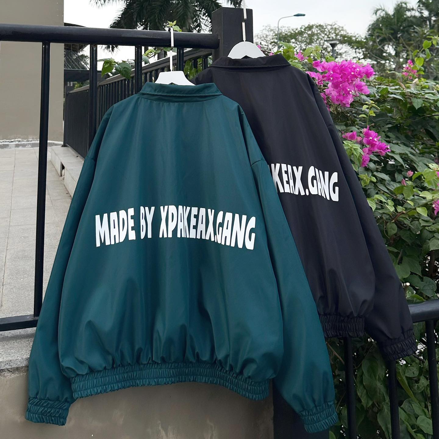 Áo khoác dù local brand nam nữ oversize , Jacket Jacket Xpakeax Gang form rộng , chất dù dày dặn 2 lớp unisex - Gin store