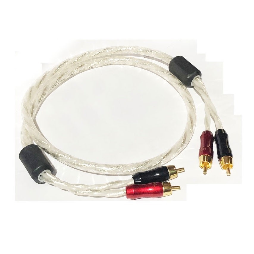 SOAIY Dây Âm Thanh AV 2 Ra 2 Liton USA Chuẩn Chất Âm Lõi Đồng Pha Mạ Bạc Chống Nhiễu Cao Cấp - Hàng Nhập Khẩu