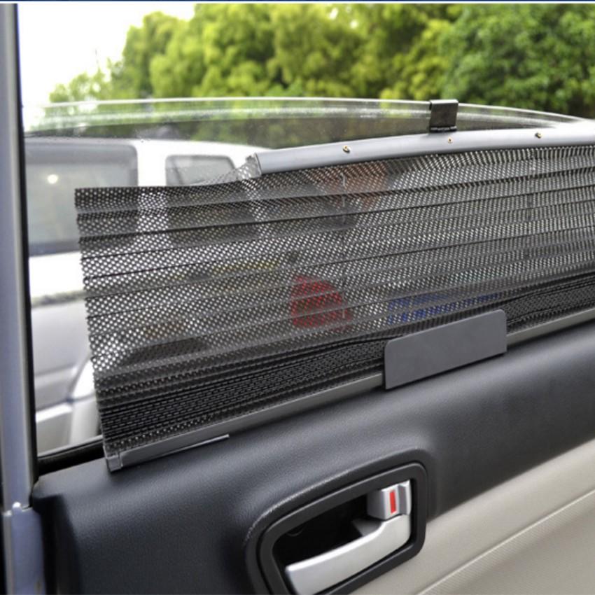 Tấm chắn nắng cho cửa sổ xe hơi vcn, tặng khăn lau đa năng (kem) 206057