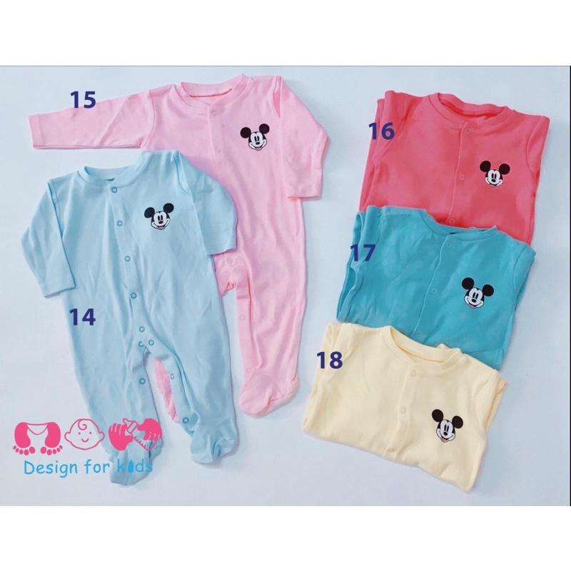 (Chọn mẫu) Sleepsuit bộ body dài tay cho bé trai và bé gái