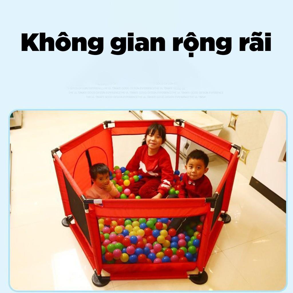 Quây bóng lục giác cho bé