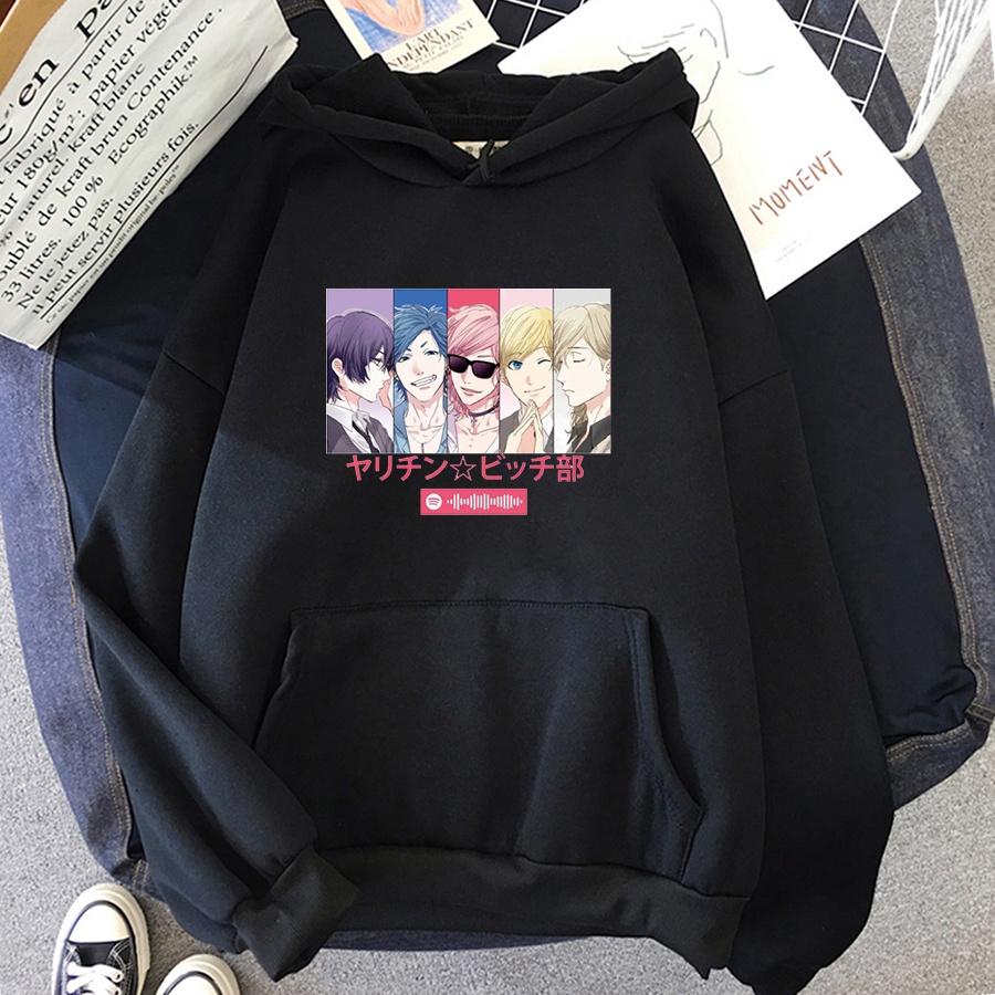 Mẫu Áo Hoodie Anime Yarichin Club Ayato Yuri độc chất