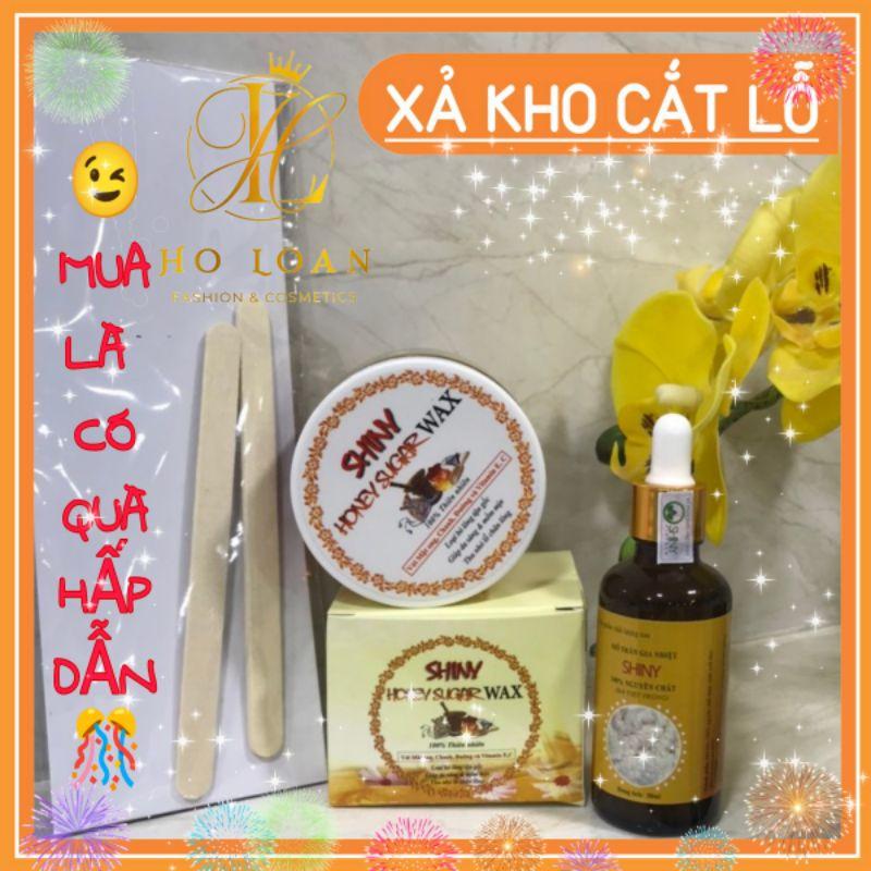 Combo Triệt lông Wax Shiny và Mỡ Trăn Shiny Handmade