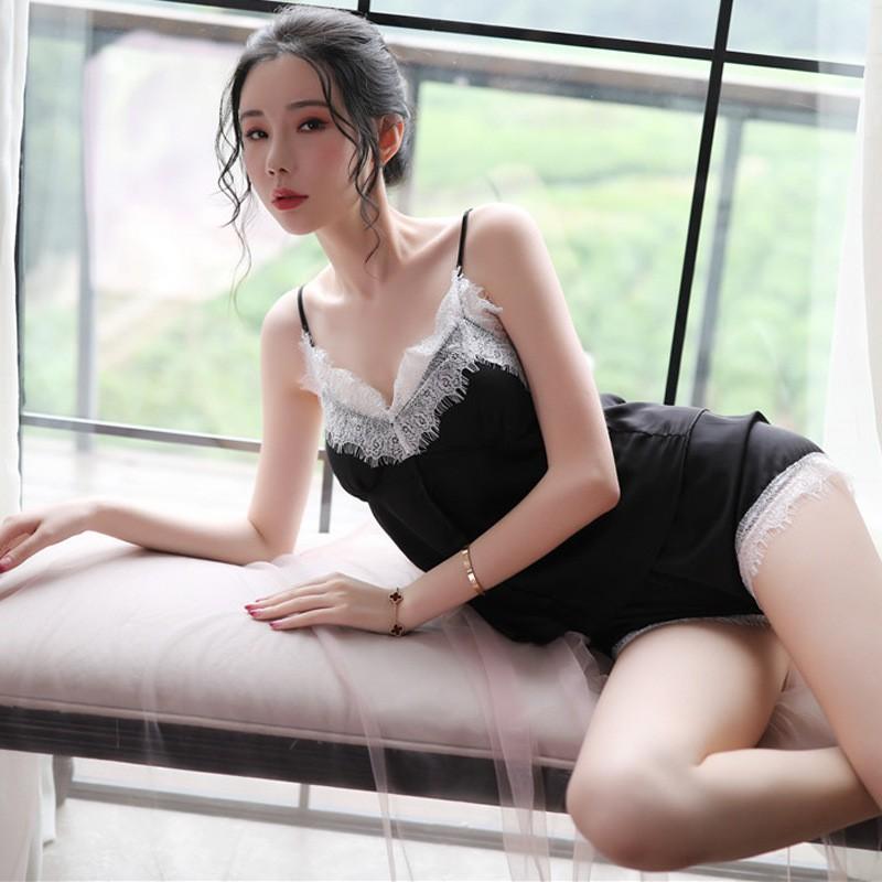 Bộ ngủ pha ren cao cấp MS9031