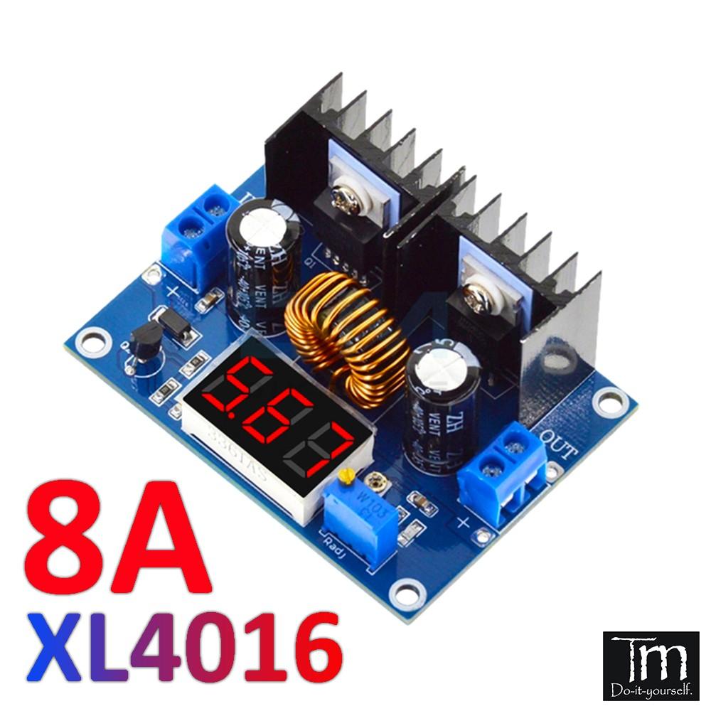 Mạch Hạ Áp XL4016 8A 4-40VDC Hiển Thị Led