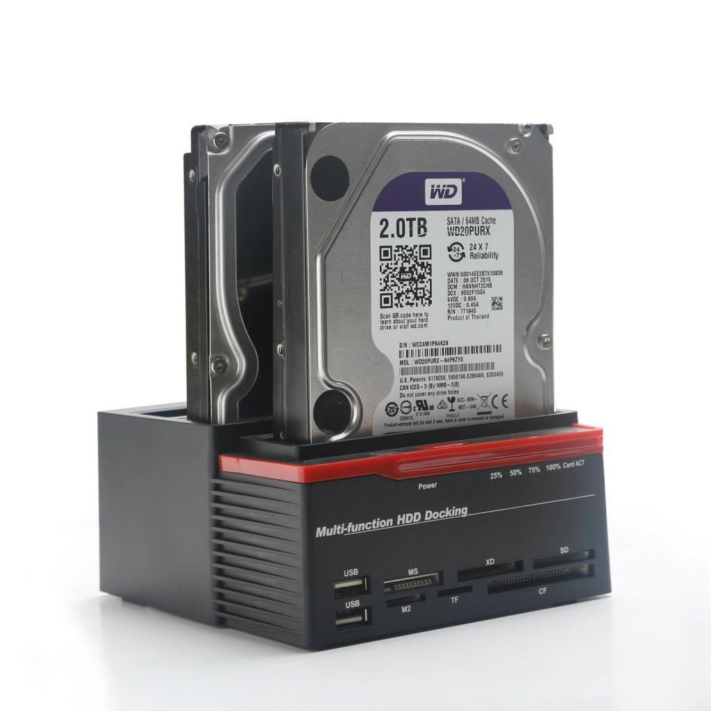 USB3.0 Docking Station 2.5/3.5'' SSD HDD   Reader  EU