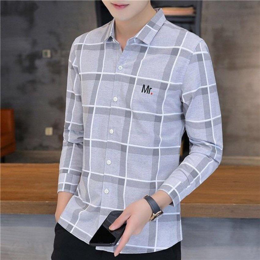 Áo sơ mi nam dài tay caro Poniva Thời trang EMEY LUXURY SHOP phong cách nam tính, lịch lãm