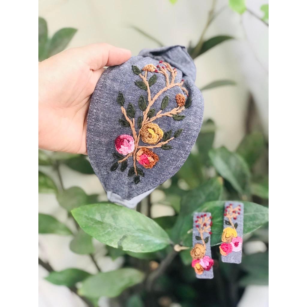 Băng đô handmade thêu tay đẹp