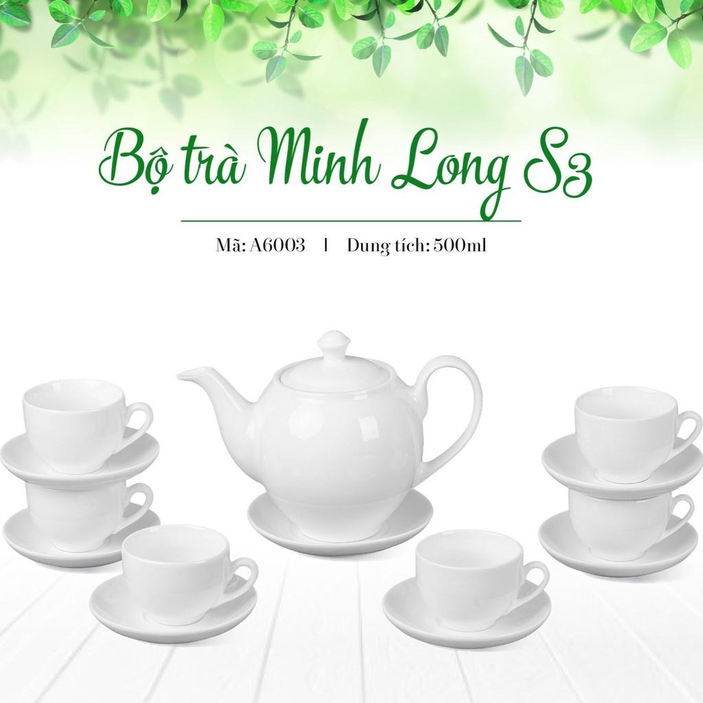 Ấm chén Bát Tràng - Ấm Bộ Trà đẹp - Gốm sứ Bát Tràng Cao cấp - Bộ trà sứ thấu quang