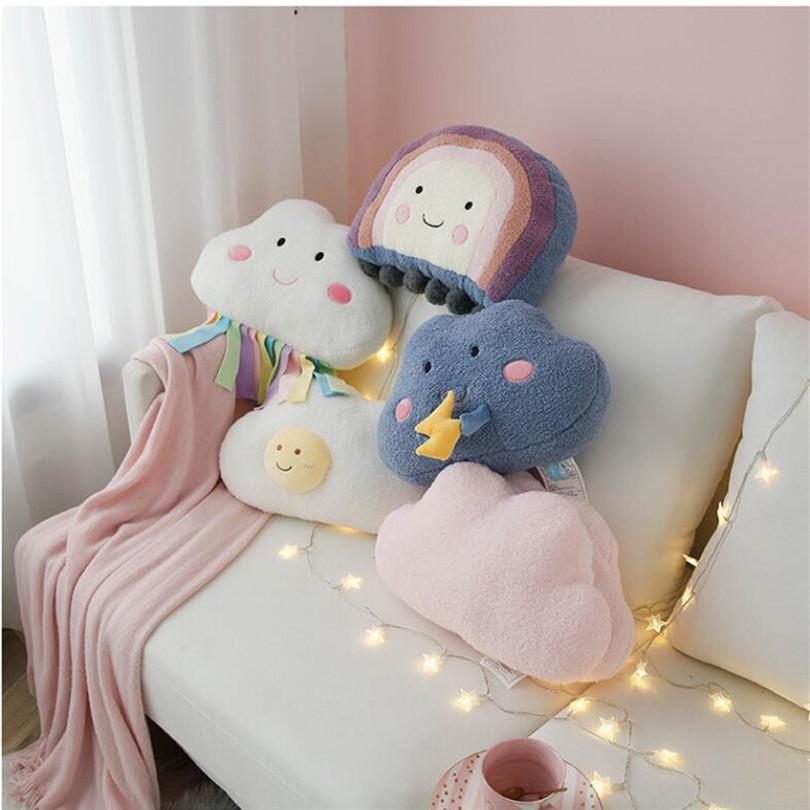 Gối Mềm Mại Cloud Nhồi Bông Sang Trọng Đồ Chơi Dành Cho Trẻ Em Kids Cho Bé Sang Trọng Đệm Gối Đồ Chơi Búp Bê Bé Phòng Trang Trí Nhà trang Trí