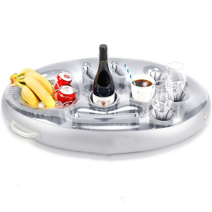 Khay Nổi Tiệc Hồ Bơi Floating Drinks Hot Tub Đựng Đồ Ăn Nước Uống - Home and Garden