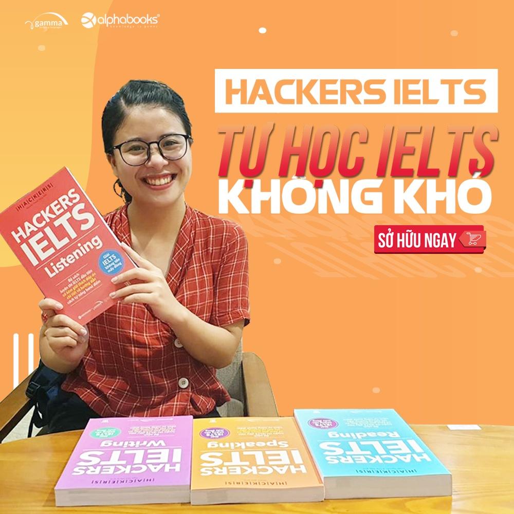 HACKERS IELTS: Listening (Kèm mã QR file nghe, giải thích đáp án chi tiết và hướng dẫn cách tự nâng band điểm)