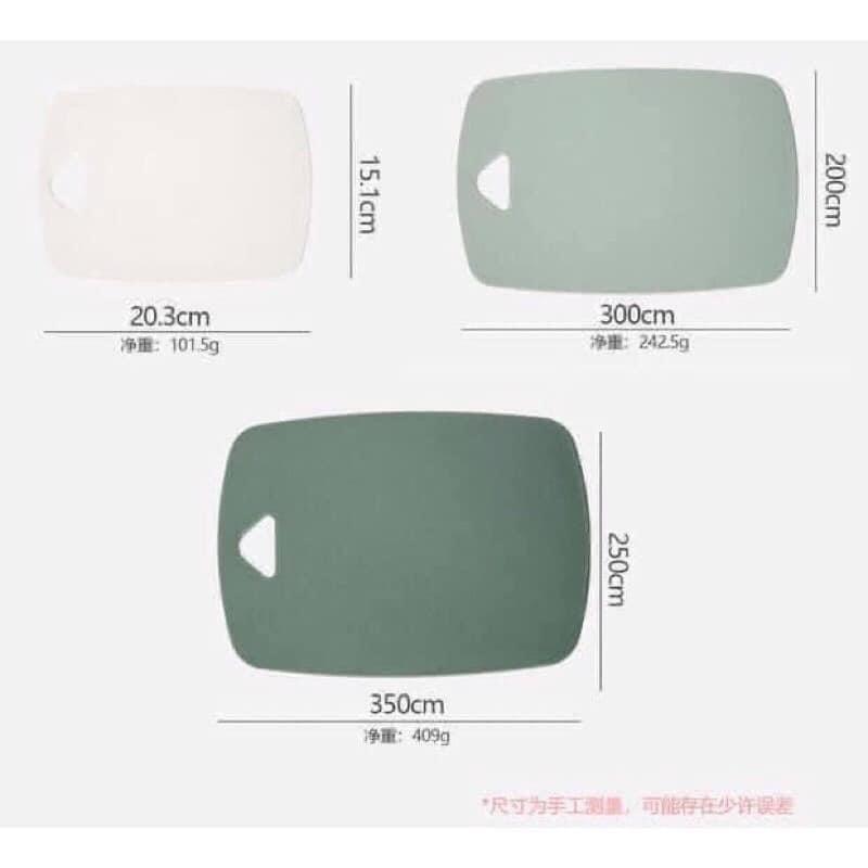 Thớt nhựa kháng khuẩn set 3 món