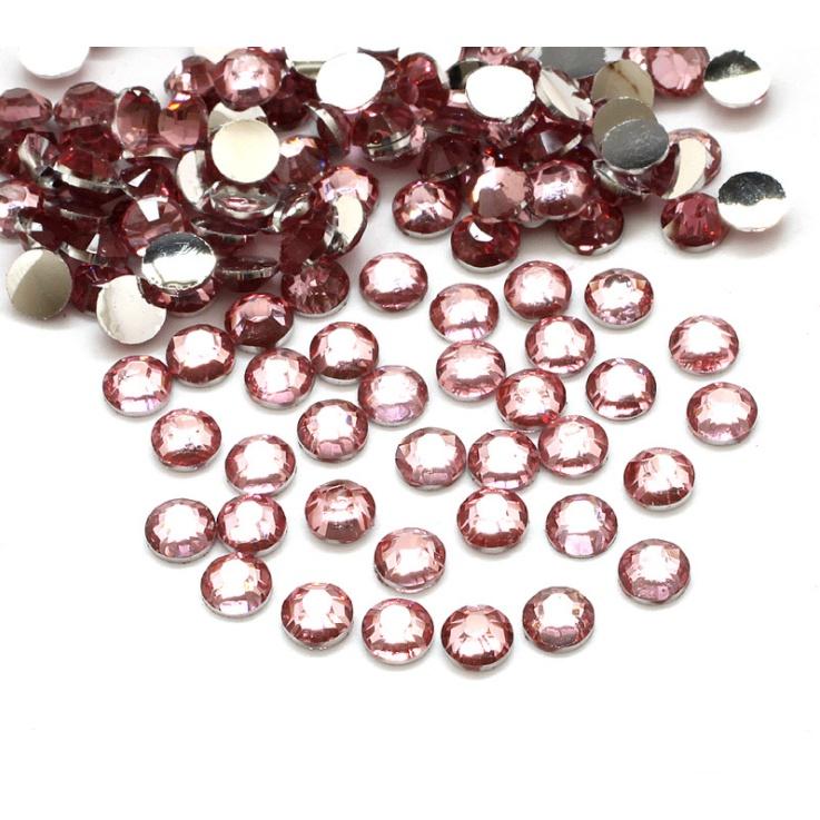 HN * Túi 200 charm hạt đá Diamond Rhinestone nhiều màu size 5mm trang trí đính nail, nạm móc khóa, DIY