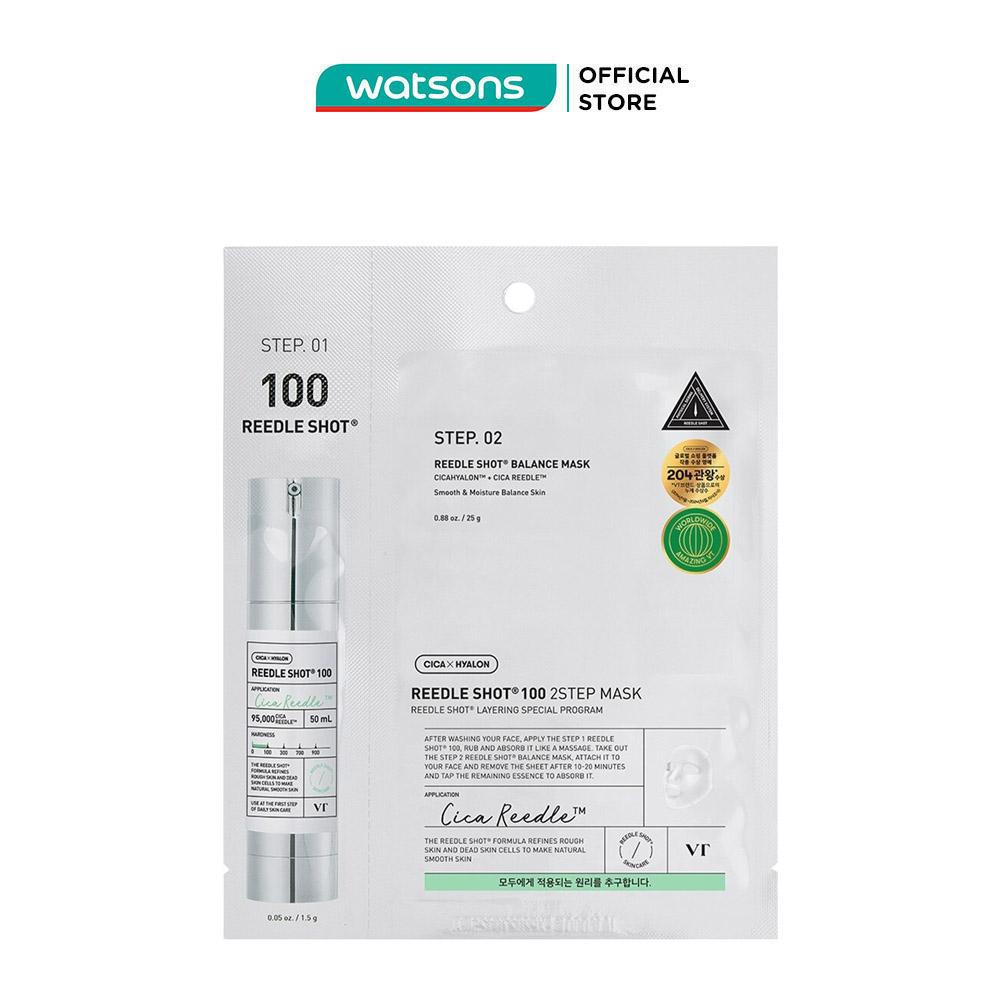 Mặt Nạ Dưỡng Da VT Reedle Shot 100 2Step Mask 1.5g+20g