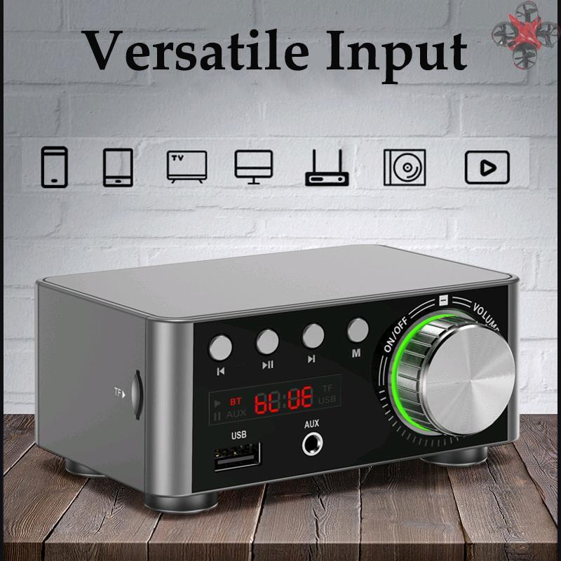 CHANNEL Bộ Khuếch Đại Âm Thanh Kỹ Thuật Số Bt5.0 100w
