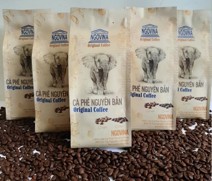 Cà Phê Ngovina - Robusta Buôn Ma Thuột- 1Kg