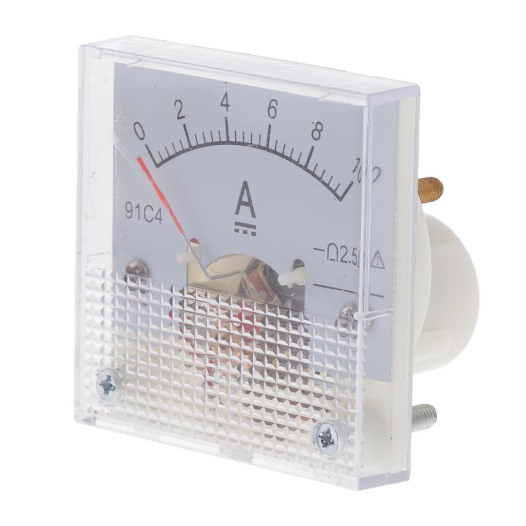 2X DC Ammeter Analog Panel Meter Amp Meter Current Gauge 2.5% 0-10A