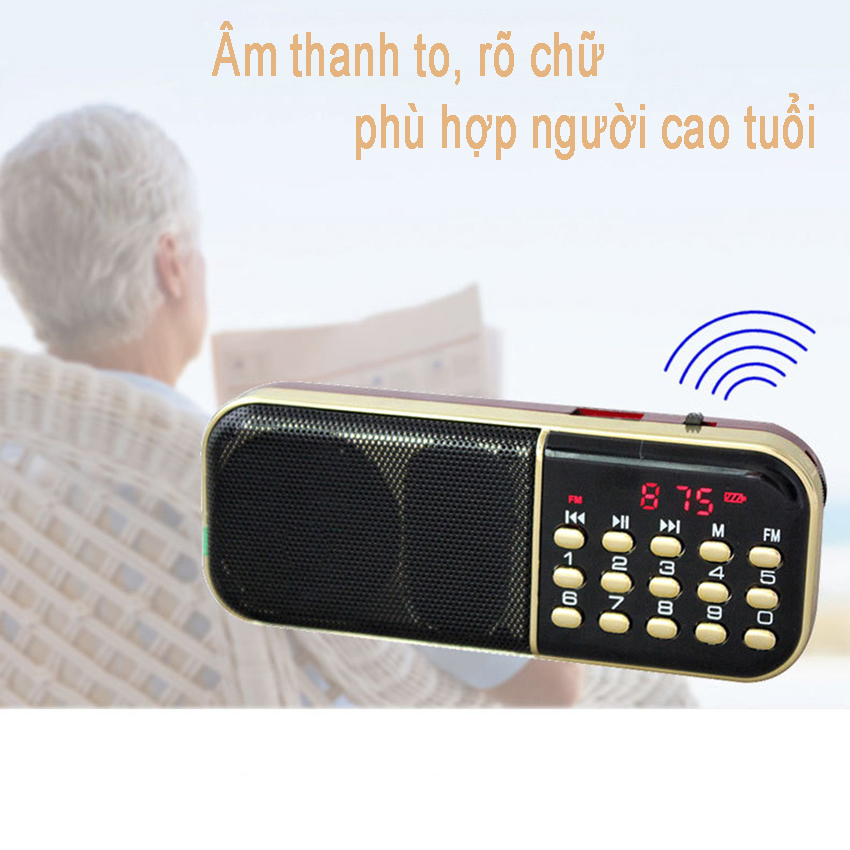 Máy nghe giảng Pháp, kinh phật, loa nghe tụng kinh, niệm phật dành cho người cao tuổi tặng thẻ nhớ 8Gb có sẵn các bài giảng Pháp