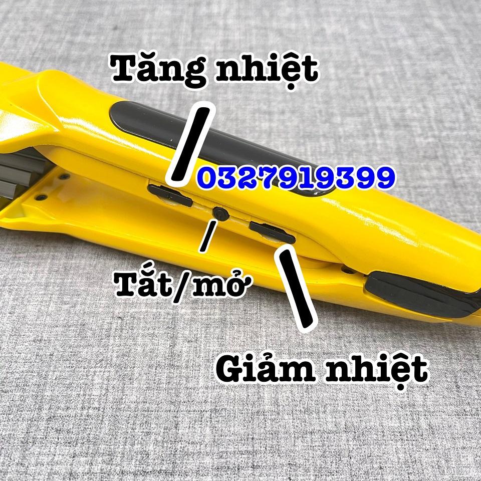 Máy bấm tóc,dập xù cao cấp bản lớn MS2180 vàng