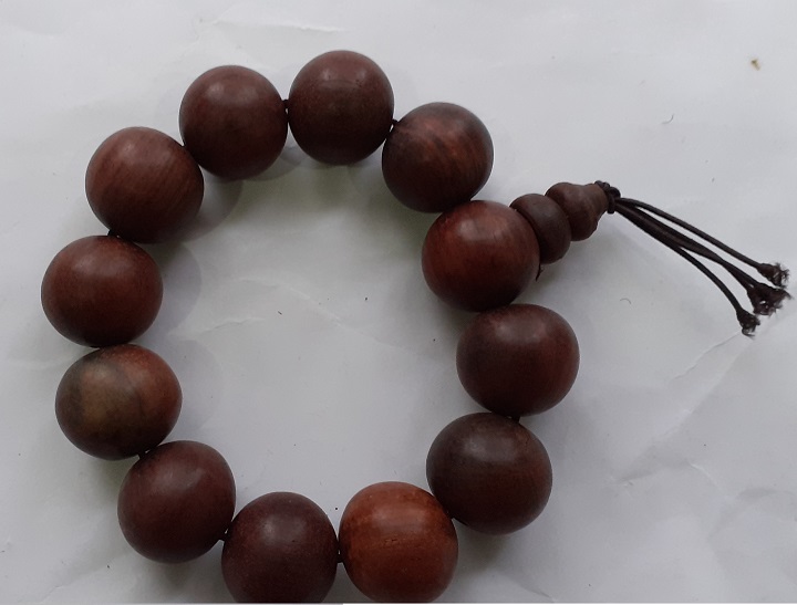 Vòng tay gỗ trắc -Vòng tay Phong thủy 30mm