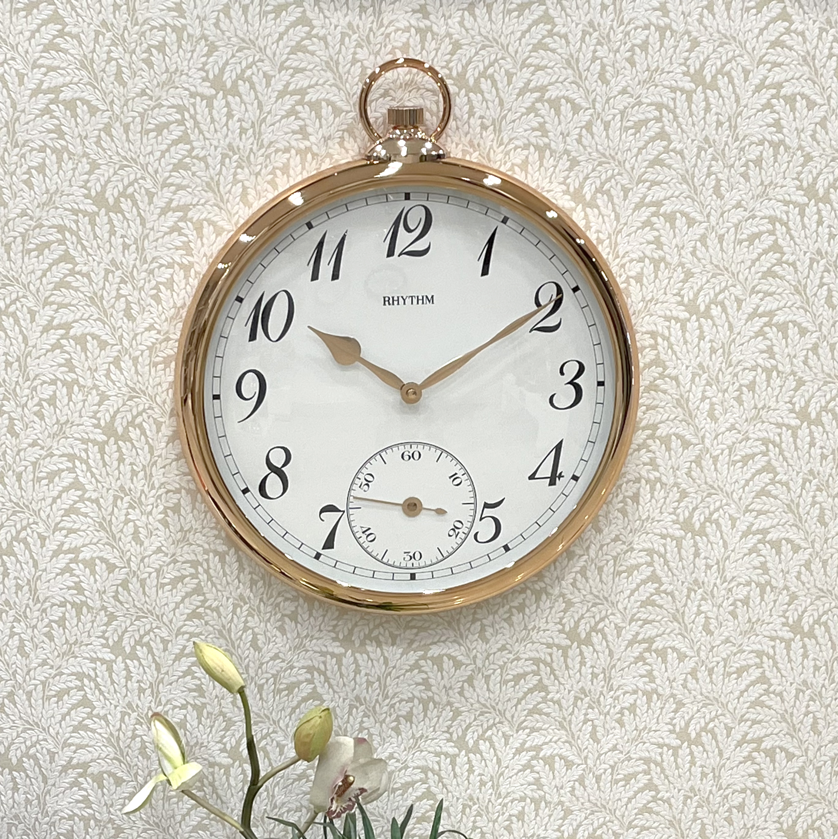 Đồng hồ treo tường hiệu RHYTHM - JAPAN CMG752NR13 (Kích thước 35.5 x 42.5 x 4.3cm)