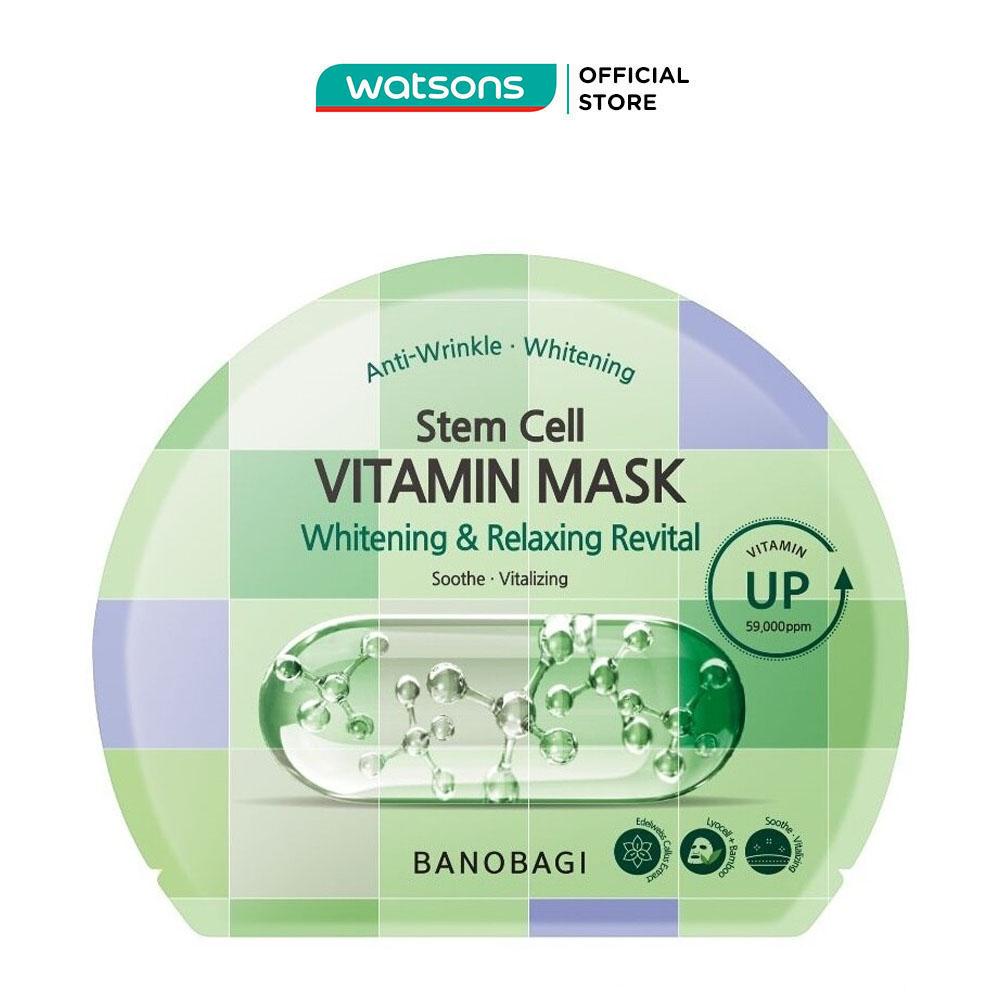 Mặt Nạ Banobagi Stem Cell Vitamin Mask Whitening and Relaxing Revital 30g