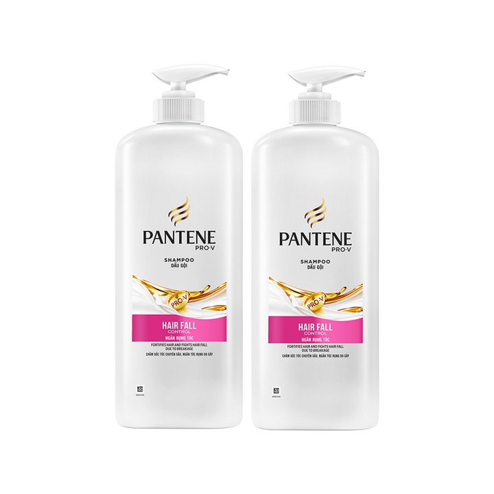 Combo Gia Đình Tóc Chắc Khỏe (2 Dầu Gội Pantene Ngăn Rụng Tóc (1200ML) + 1 Nước Giặt Ariel Đậm Đặc Sạch Nhanh 2.4kg) [Tặng 2 Hộp Khẩu Trang PhanoSafe Cao Cấp]