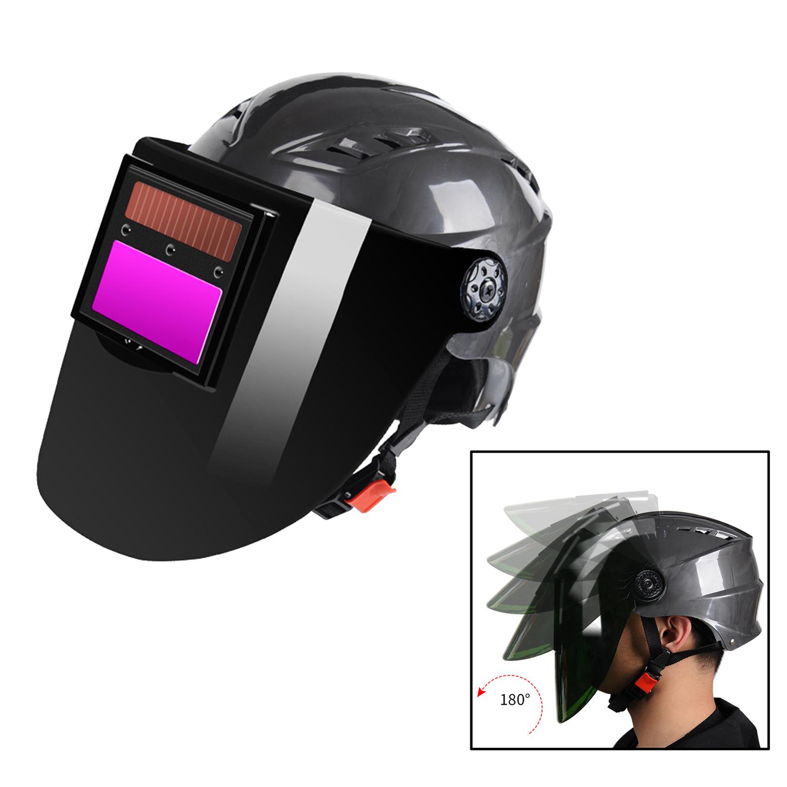 Welding Mask Helmet Hood Eye Protect for Grinding ARC MIG TIG Welding Black