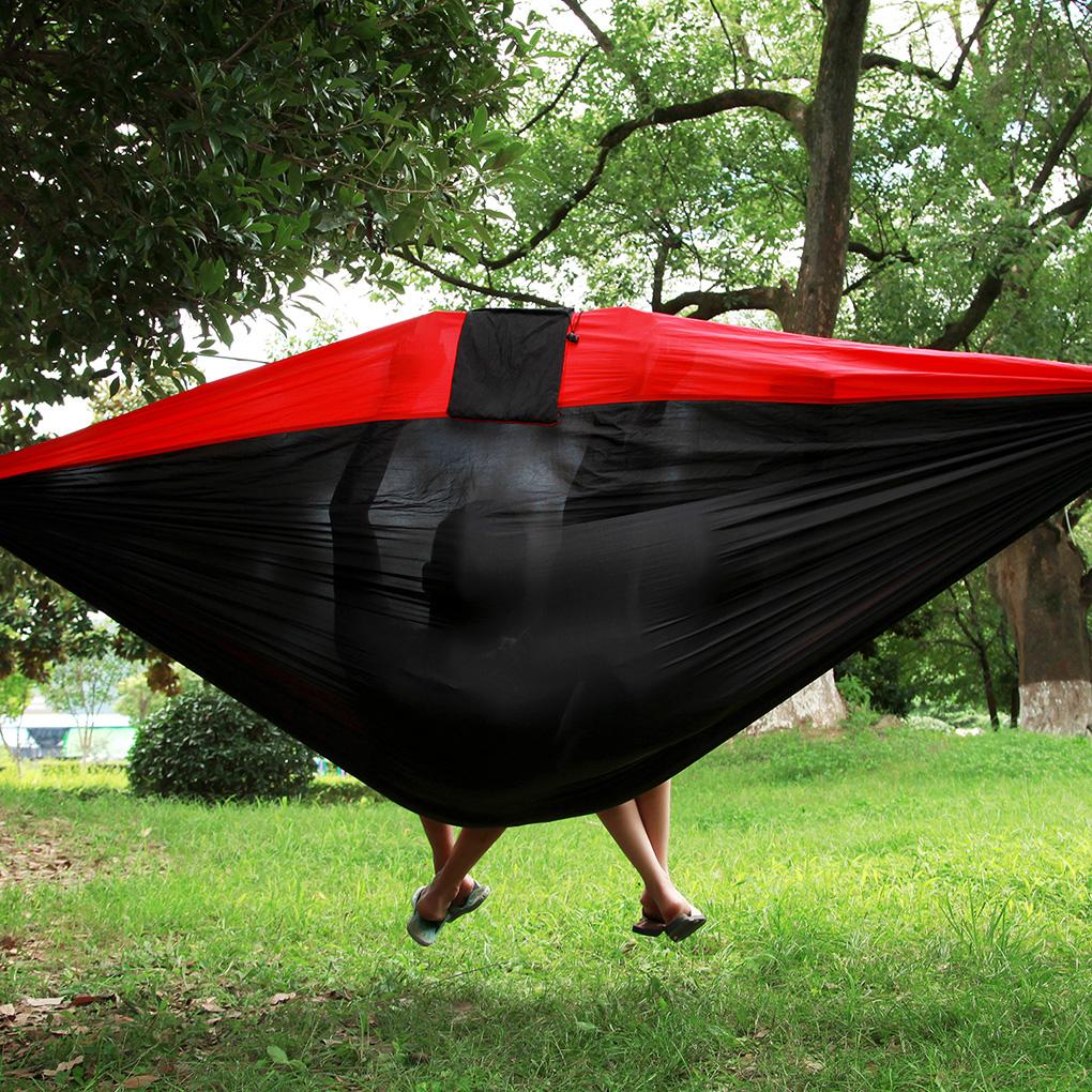 Di Động Canvas Võng Travelling Dã Ngoại Ngoài Trời Dài Bằng Gỗ Ghế Cắm Trại Treo Giường Bàn Ghế Sân Vườn Với Ba Lô