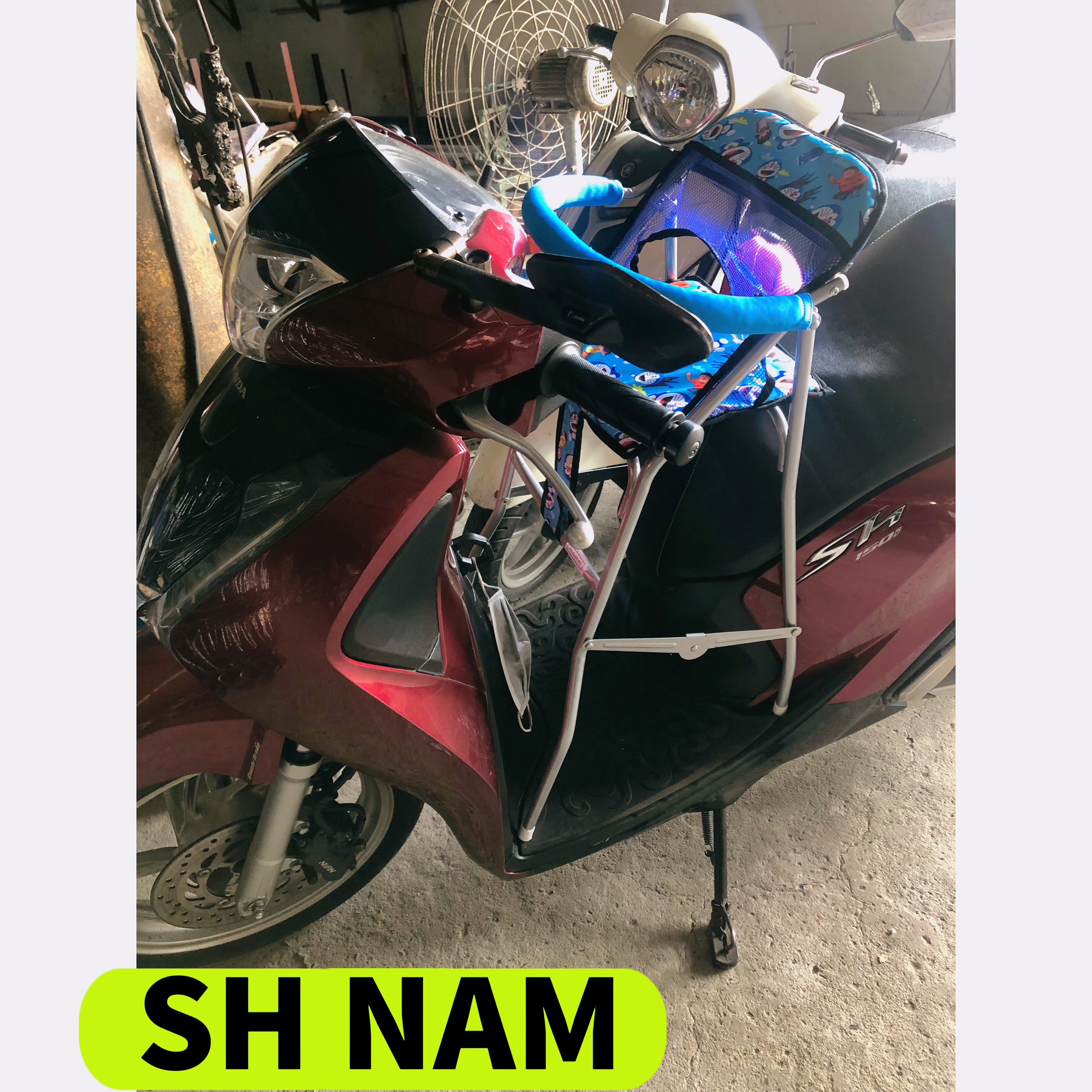 Ghế ngồi xe SH Ý 300I , 350i , SH NAM , SH LỚN , GHẾ GA XẾP SẮT SƠN TĨNH ĐIỆN