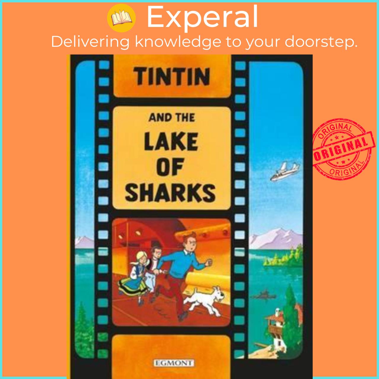 Sách - Tintin and the Lake of Sharks by Herge (UK edition, paperback)